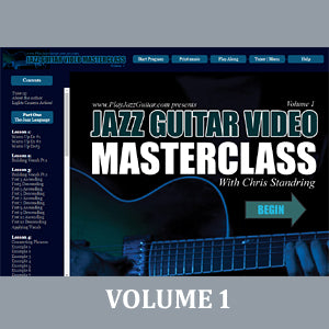 Jazz Guitar Video Masterclass Volume 1 (Online Access) + Print Workbook + GMS + Live In London